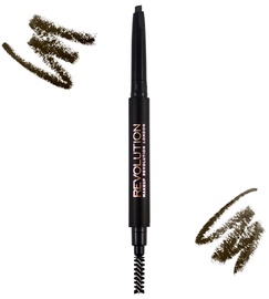 Makeup Revolution London Duo Brow Definer 0.15g Medium Brown