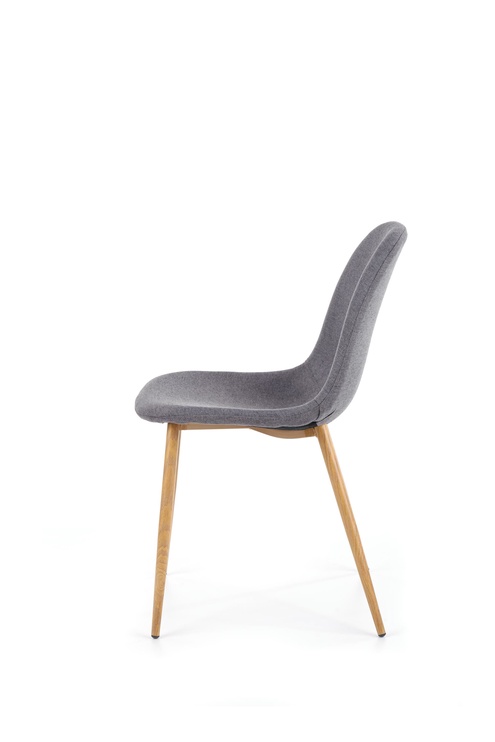 Ēdamistabas krēsls K220, pelēka, 53 cm x 44 cm x 82 cm