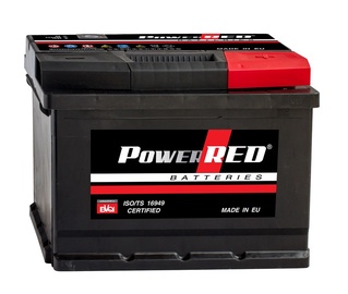 Akumuliatorius Power Red LB1, 44 Ah, 360 A, 12 V
