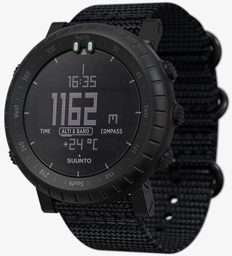 Viedais pulkstenis Suunto Core Alpha, melna