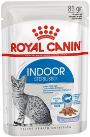 Влажный корм для кошек Royal Canin Indoor, злаки, 0.085 кг, 12 шт.
