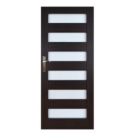 Vidaus durų varčia Everhouse Genua, wenge, dešininė, 84.4x203.5 cm