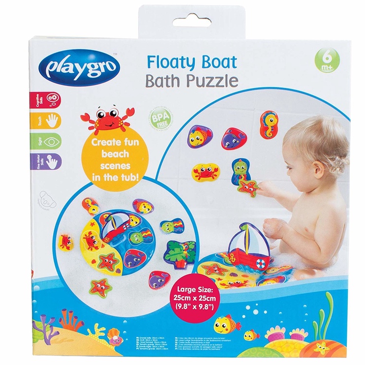 Vannimänguasi Playgro Floaty Boat Bath Puzzle