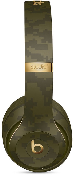 Bezvadu austiņas Beats Studio3 Wireless Camo Collection, zaļa