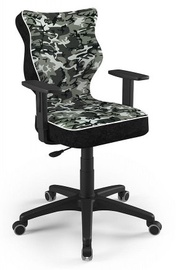 Bērnu krēsls Duo ST33 Size 6, melna/zaļa, 42.5 cm x 91.5 - 104.5 cm