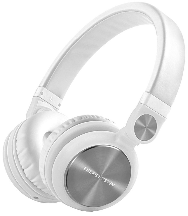 Laidinės ausinės Energy Sistem Headphones DJ2, balta