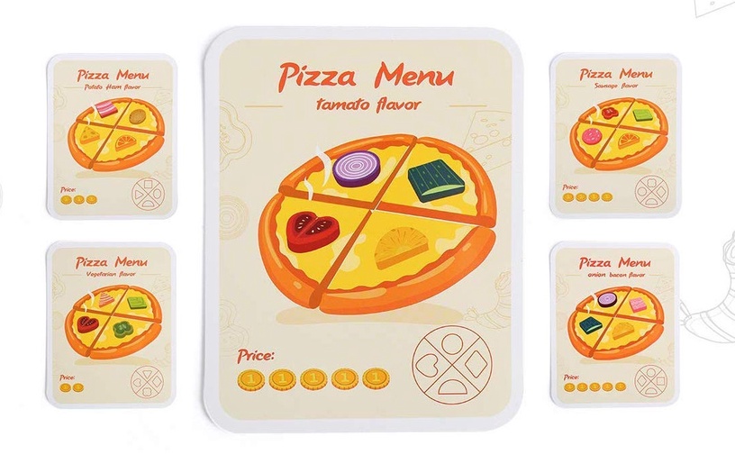Деревянные пазлы TopBright Pizza, 75 см