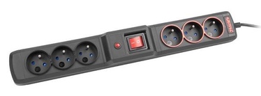 ARMAC Surge Protector M33 Black 2.5m