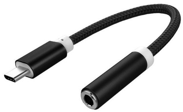 Mocco 3.5mm To USB-C Audio Adapter Black