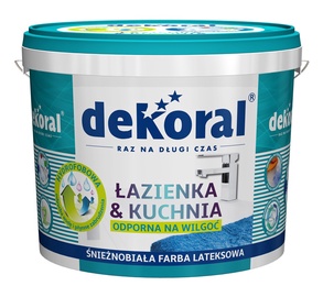 Emulsioonivärv Dekoral Lazienka & Kuchnia, valge, 5 l