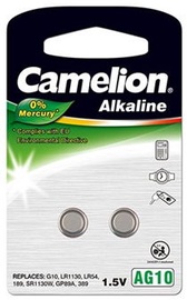 Camelion AG10/LR54/LR1131/389 Alkaline Buttoncell x2
