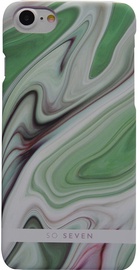 So Seven Fashion Carrare Marble Back Cover For Apple iPhone 7/8 Green