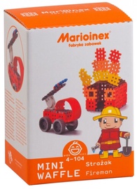 Marioinex Mini Waffle Fireman Medium Set 68pcs 902523