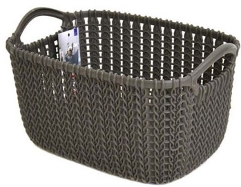 Curver Knit XS Rectangular Basket Brown