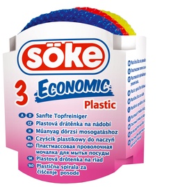 Soke Plastic Scourers 3pcs