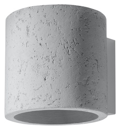 Lampa sienas Sollux Orbis Concrete, 40 W, G9