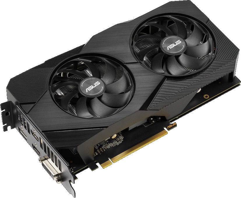 Vaizdo plokštė Asus GeForce GTX 1660 Ti OC DUAL-GTX1660TI-O6G-EVO, 6 GB,  GDDR6 - Senukai.lt