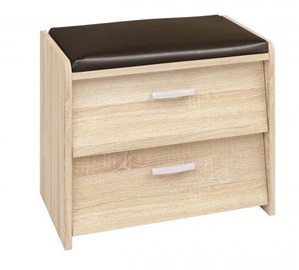 ML Meble PIK06 Shoe Cabinet Sonoma Oak/Black