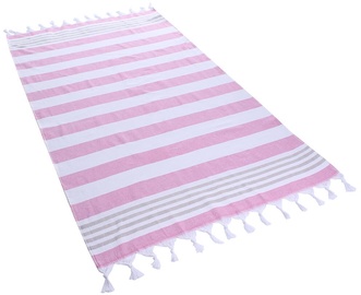 Полотенце DecoKing Santorini 15285, белый/розовый, 170 см x 90 см