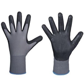 DD Nylon-Polyester Gloves With Dotted Nitrile Palm 9