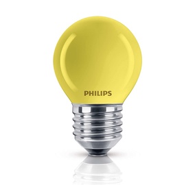 Spuldze Philips Kvēldiegu spuldze, P45, dzeltena, E27, 15 W, 25 lm