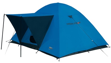 Trīsvietīga telts High Peak Texel 3 10175, zila/pelēka