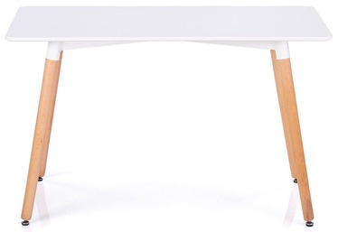 Pusdienu galds Homede Elle, balta/ozola, 1200x600x750mm