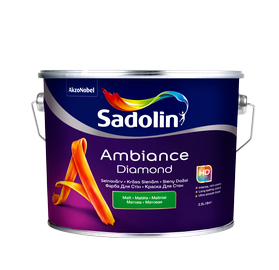 Краска Sadolin Ambiance Diamond, белый, 2.5 л