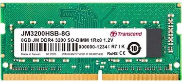 Operatīvā atmiņa (RAM) Transcend JetRam, DDR4, 8 GB, 3200 MHz