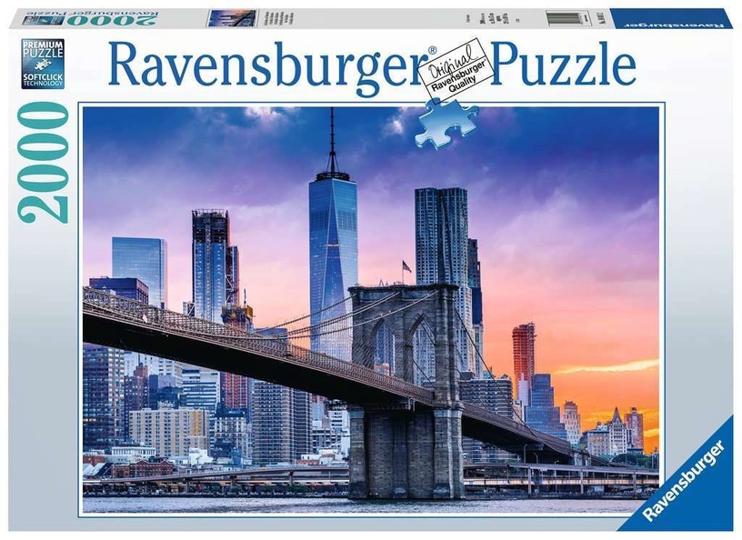 Puzle Ravensburger Panorama of New York 16011, 75 cm x 73 cm