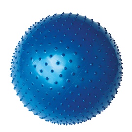 Vingrošanas bumbas Yate Gymball with Spikes Blue, zila, 650 mm