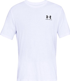 Футболка Under Armour Mens Sportstyle Left Chest SS Shirt 1326799-001, белый, 2XL