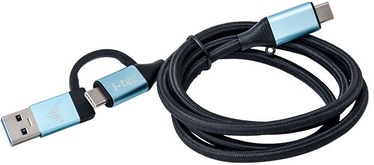 Laidas i-Tec USB Type-C To USB Type-C USB Type-C, USB Type C, 1 m, mėlyna