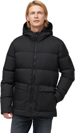 Audimas Mens Puffer Down Jacket Black S