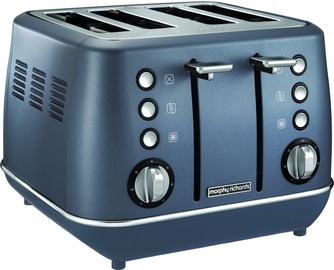 Morphy Richards Evoke Special Edition 4 Slice Toaster Steel Blue 240102