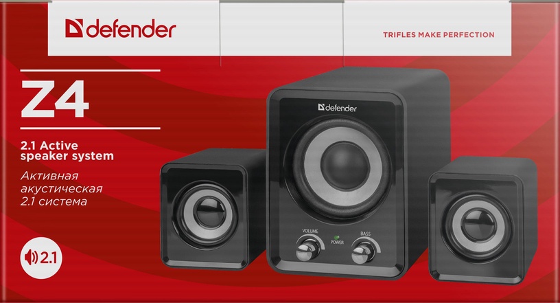 Kompiuterinė kolonėlė Defender Z4, juoda, 16 W - Senukai.lt