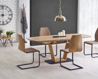 Valgomojo stalas Halmar Blacky, 1600-2200x900x760 mm