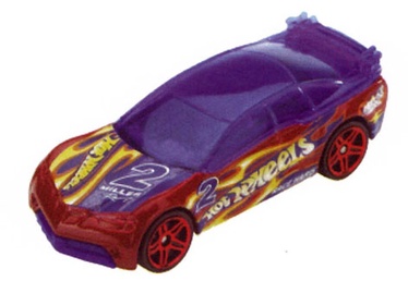 Žaislinis automobilis Mattel Hot wheels 5785, raudona/geltona/violetinė