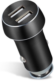 Forever Dual USB Car Charger 3.1A Black