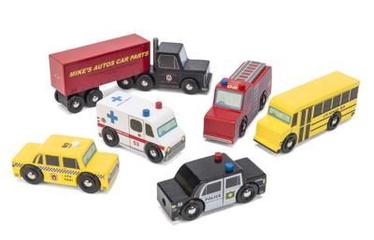 Le Toy Van New York Wooden Car Set TV268