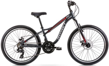 Vaikiškas dviratis Romet Rambler Fit 2224587, raudonas/pilkas, 12", 24"