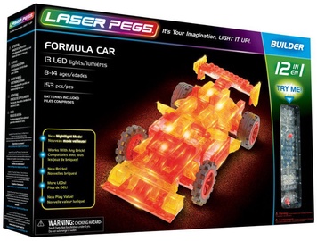 Laser Pegs 12 In 1 Formula Car
