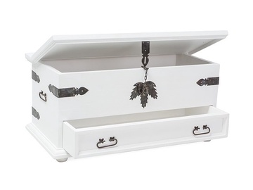 Signal Meble Poprad Chest w/ Drawer White Wax