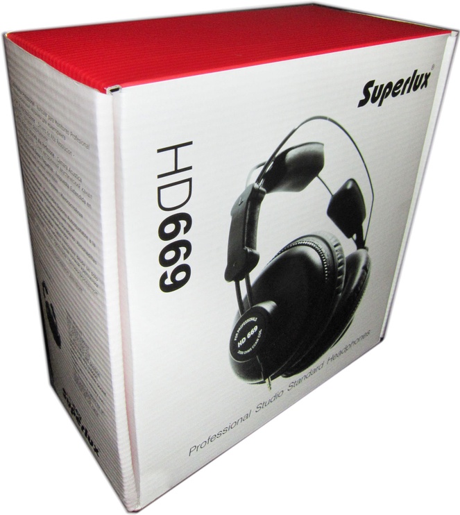 Laidinės ausinės Superlux HD669, juoda