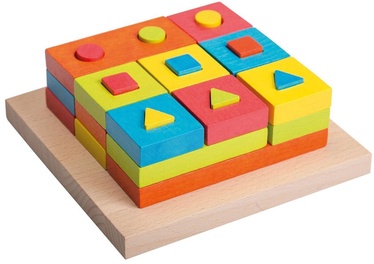 4IQ Set Of Wooden Toy Blocks