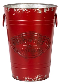 Кронштейн вазона Home4you Vintage Garden-2 Metal Bucket 17x25cm Red