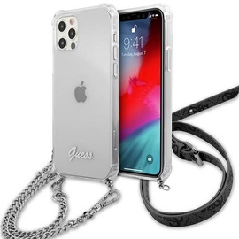 Чехол Guess, Apple iPhone 12/Apple iPhone 12 Pro, прозрачный