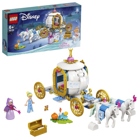 Konstruktor LEGO | Disney Princess™ Tuhkatriinu kuninglik tõld 43192, 237 tk