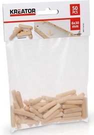Kreator Dowel 6x30mm 50pcs