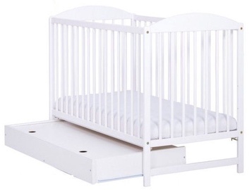 Drewex Kuba II Bed With Drawer White